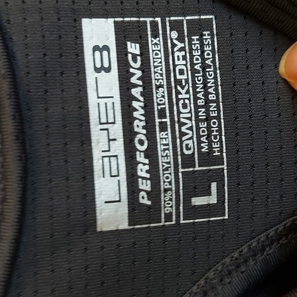 Layer 8 Size Large Charcoal Grey Racerback with Hood - Picture 2 of 5